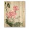 Designart - Lotus and The Dragonfly I - Traditional Print on Natural Pine Wood